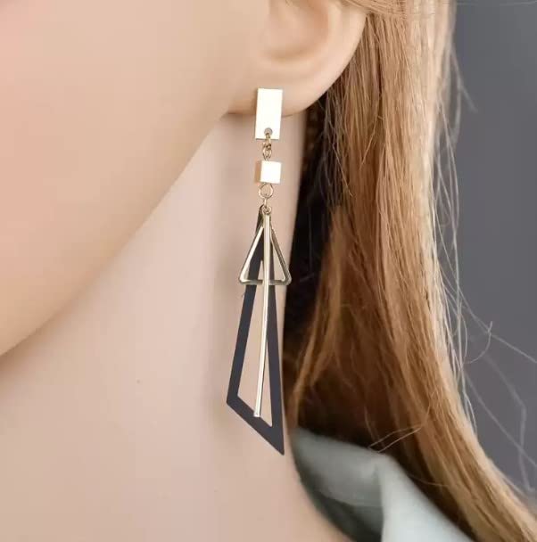Geometric Drop Earrings