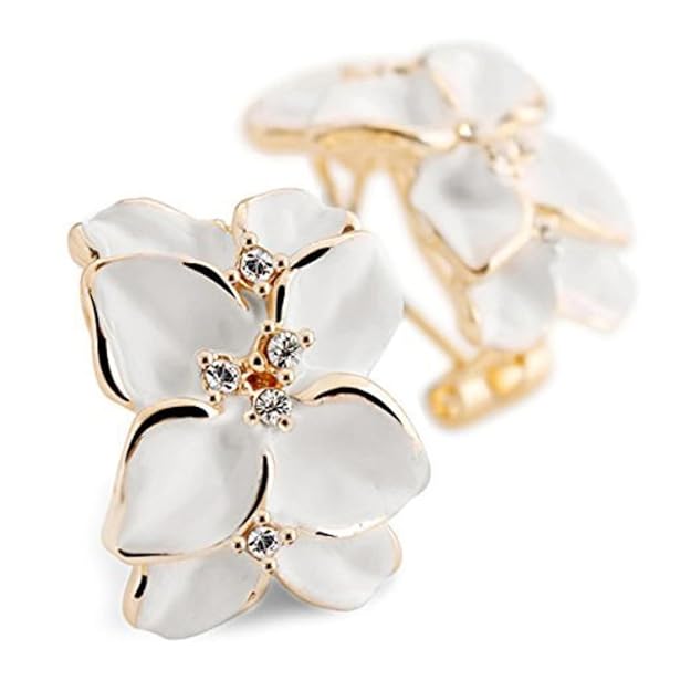 Crystal Stud Earrings pack of 2