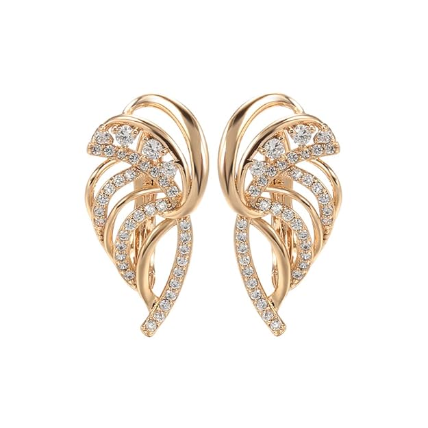 18k Rose Gold Plated Earrings