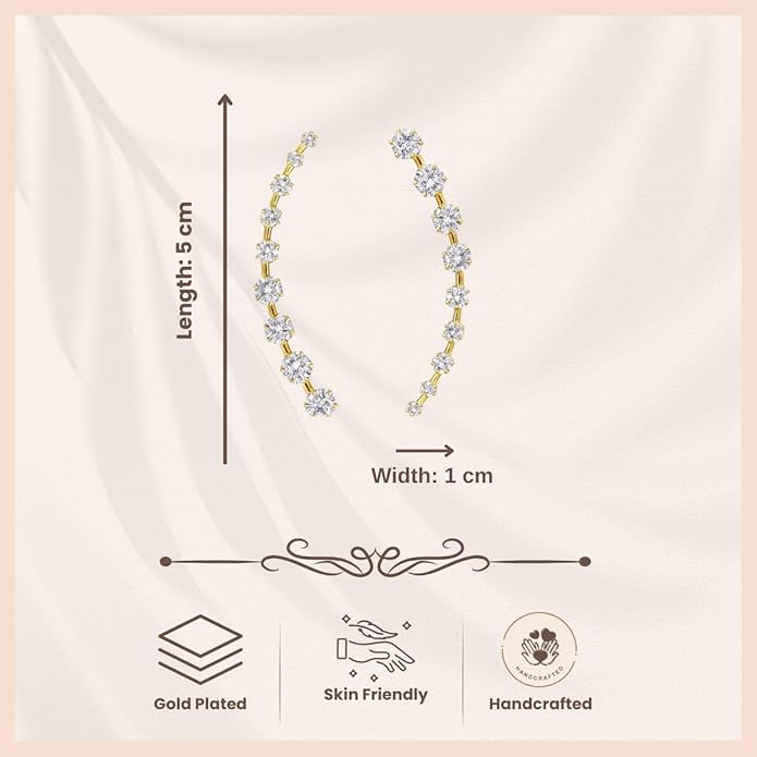 Gold Plated Ear Cuffs