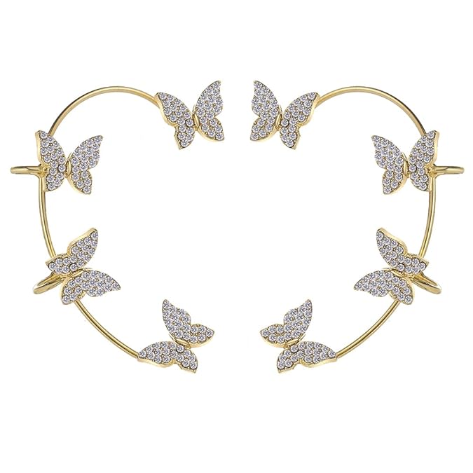 Butterfly No Piercing Ear Cuff Earrings