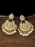 Kundan & Pearls Dangle Earring