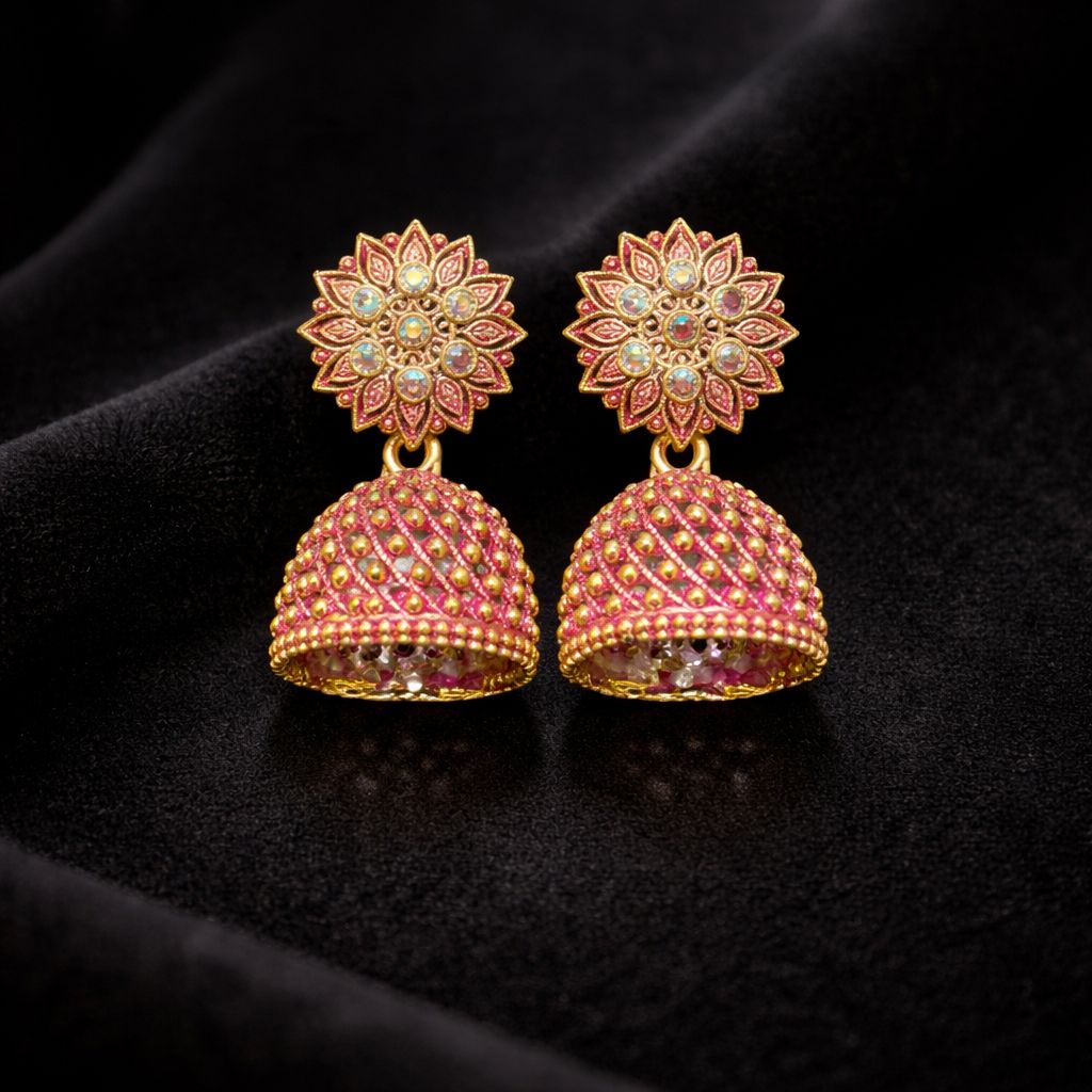 Traditional Oxidised Earrings/Jhumki